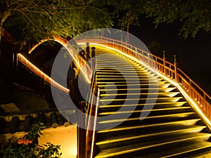 Red Koi Bridge, Halong Bay, Vietnam