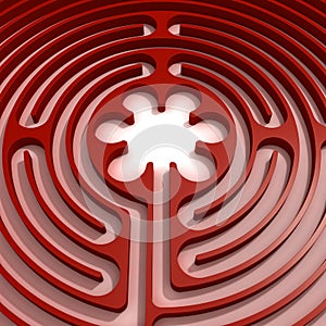 Red labyrinth
