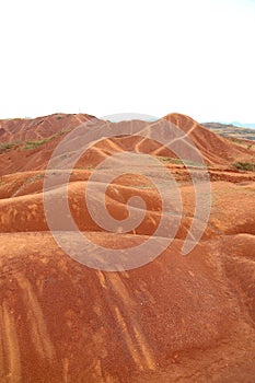 Red land in Guangdong , China