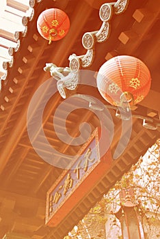 Red Lanterns in Chinatown