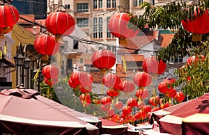 Red Lanterns in Chinatown photo