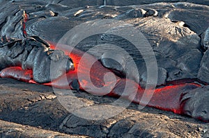 Red Lava flow