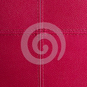 Red leather background