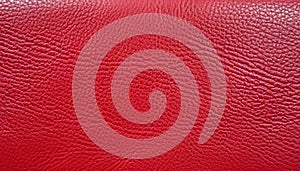 Red leather background texture closeup 2