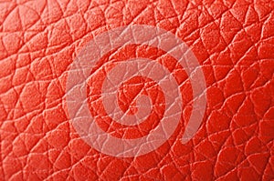 Red leather texture