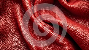 Red Leather Texture Background Illustration