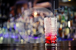 Red Lemonade on the bar