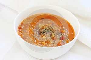 Red lentil soup