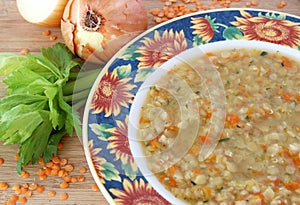 Red lentil soup