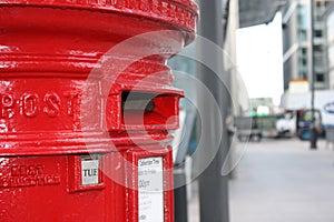 Red letterbox