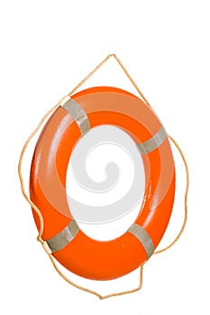 Red life buoy