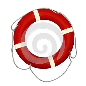 Red lifebuoy