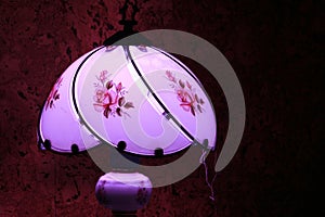 Red Light Lamp of the wall