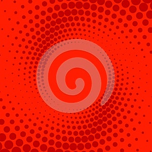 Red and light red retro comic background