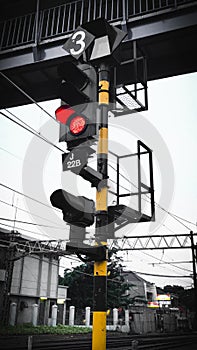 Red Light Train Traffic Lights Wallpaper