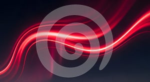 Red light wave abstract background