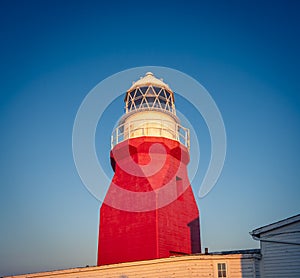 Red lighthouse in Twillingate Newfoundland