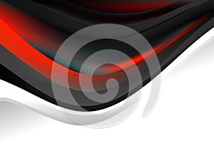 Red Line Futuristic Background Vector Illustration Design