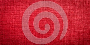 Red Linen Texture and White Fabric Background