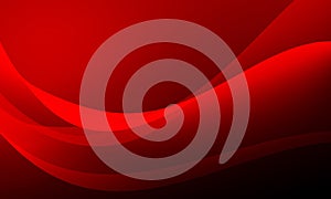 Red lines curves wave abstract technologybackground