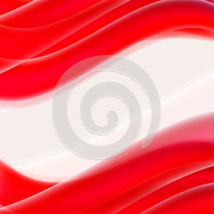 Red lines, wave motion, abstract background for business, flyer, brochure, booklet and websites design, Vector