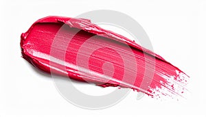 Red Lipstick Swatch on White Background