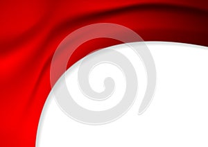 Red liquid material wave abstract background