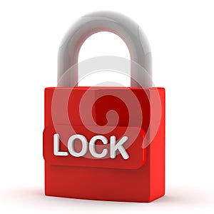 Red lock