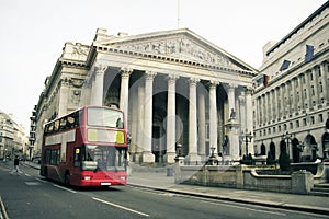 Red london bus city architecture uk