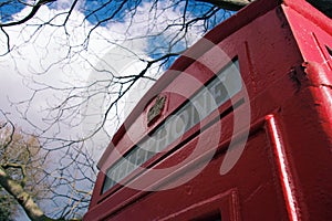 Red London telephone box