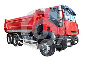 Red lorry