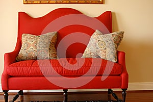 Red Loveseat