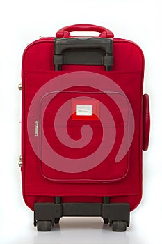 Red luggage