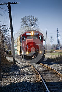 Red Lumber Train