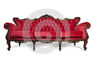 Red Luxurious Sofa