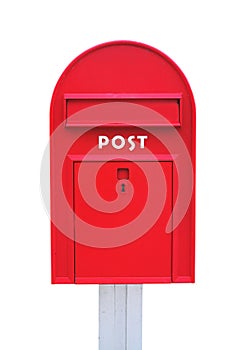 Red mail box