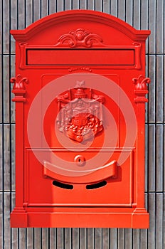 Red mail box