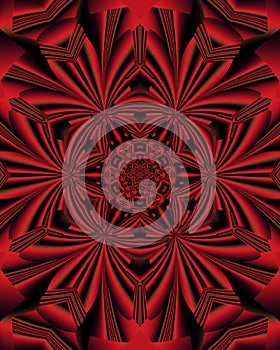 Red mandala