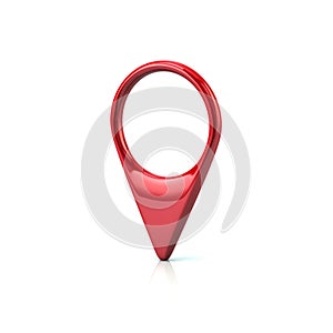 Red map pointer