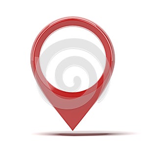 Red Map pointer icon