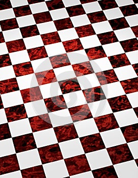 Red Marble Checkered Background