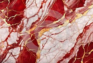 Red Marble Texture With Golden veins MarbleTexture