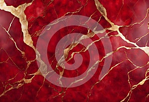 Red Marble Texture With Golden veins MarbleTexture photo