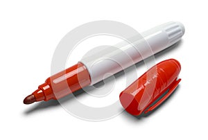 Red Marker and Cap