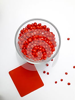 Red masterbatch granule