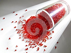 Red masterbatch granule