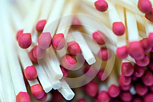 Red Matchsticks Macro