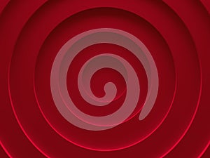 Red material radial abstract background. photo
