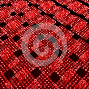 Red matrix surface background