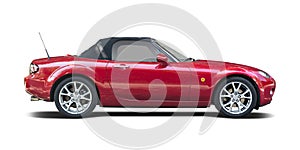 Red Mazda MX5
